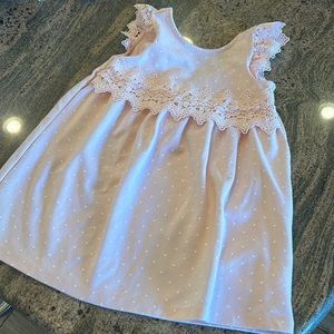 Girls pink dress
